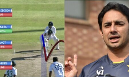 Saeed Ajmal reacts Dean Elgar DRS Controversy India vs South Africa 2022